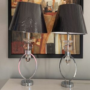 Lampe en verre