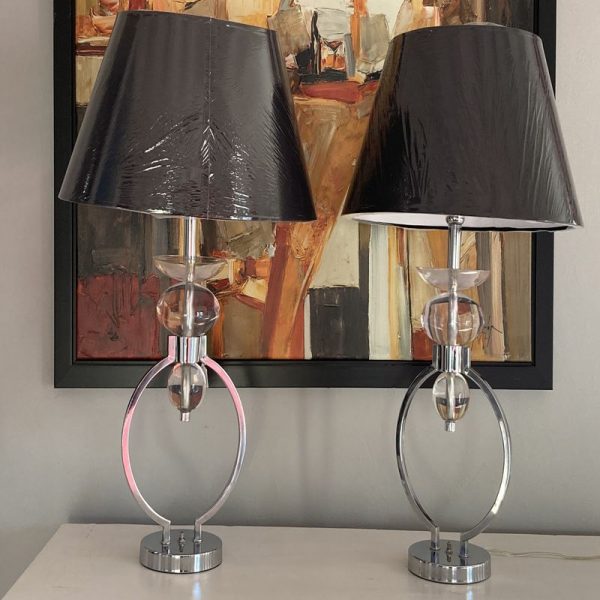 Lampe en verre