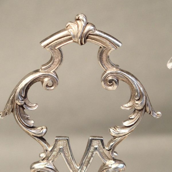 Huilier-vinaigrier de style Napoléon III en argent
