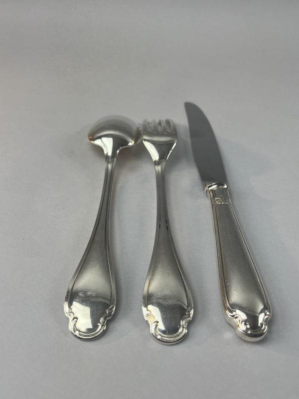 Ménagère Christofle modèle Pompadour 132 pièces – Image 5