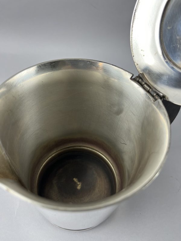 Service à café 5 pièces en métal argenté modèle art déco année 1930 ERCUIS – Image 9