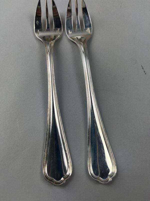 12 Fourchettes à huîtres modèle SPATOURS Christofle – Image 2