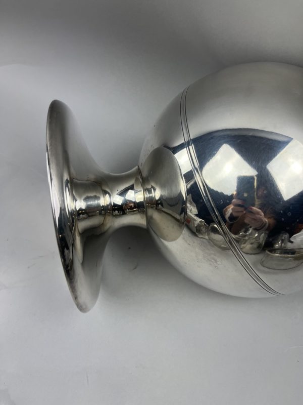 Seau à champagne métal argenté style vintage – Image 4