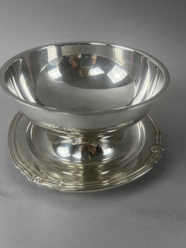 Saucière ronde Christofle modèle Vendome