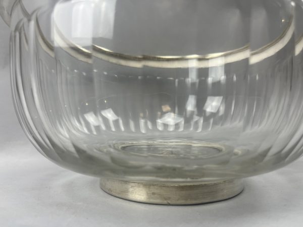 Saladier en cristal et argent décor Harcourt – Image 3