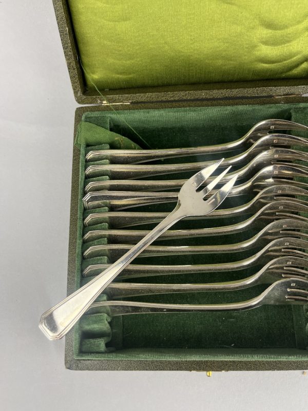 12 fourchettes à huîtres Christofle modèle AMERICA – Image 4